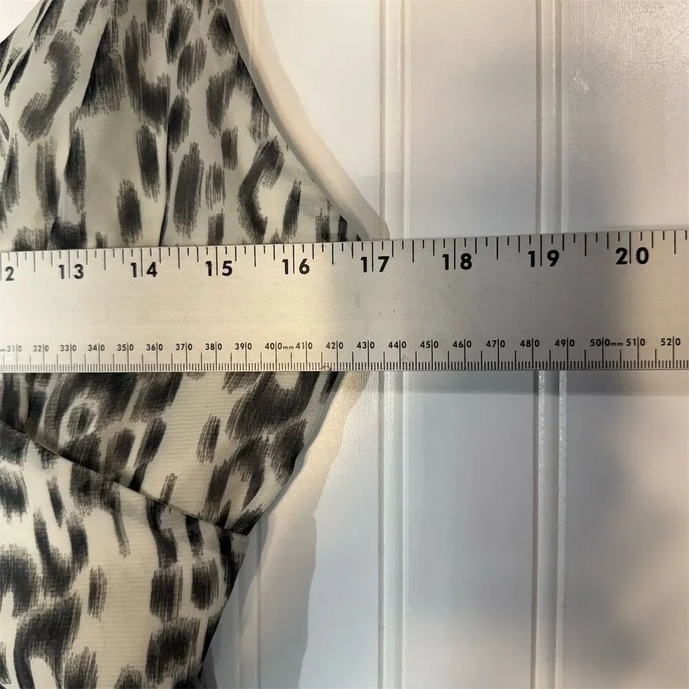 Y2K Superdown Leopard Print Ruffle Mini Dress M – Revolve Clubwear Sexy - Picture 3 of 7